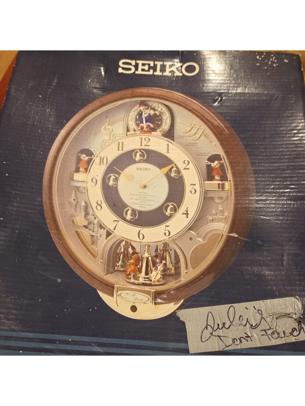 2005 Seiko Melodies in Motion HiFi Musical Wall Clock featuring Beatles melodies